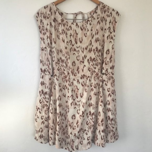 Free People Fake Love Mini Dress in Ivory Combo - Picture 3 of 8